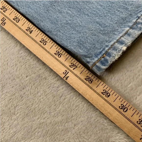 BEAUTIFUL ✨ Levis 501 Skinny Jeans Womens 30x28 High Rise Button Fly Denim - Picture 8 of 13